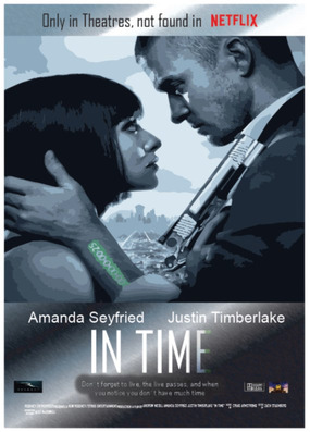 cartaz do filme In Time Website Portfólio de José Moreira